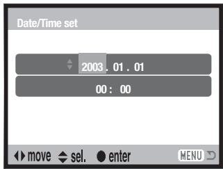 MINOLTA DIMAGE XG - Setting the date and time - 7