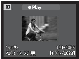 MINOLTA DIMAGE XG - Playing back movies and audio recordings - 3