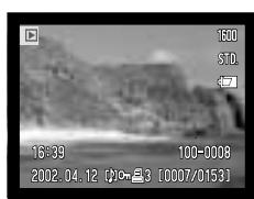 MINOLTA DIMAGE XI - Display button - playback mode - 1
