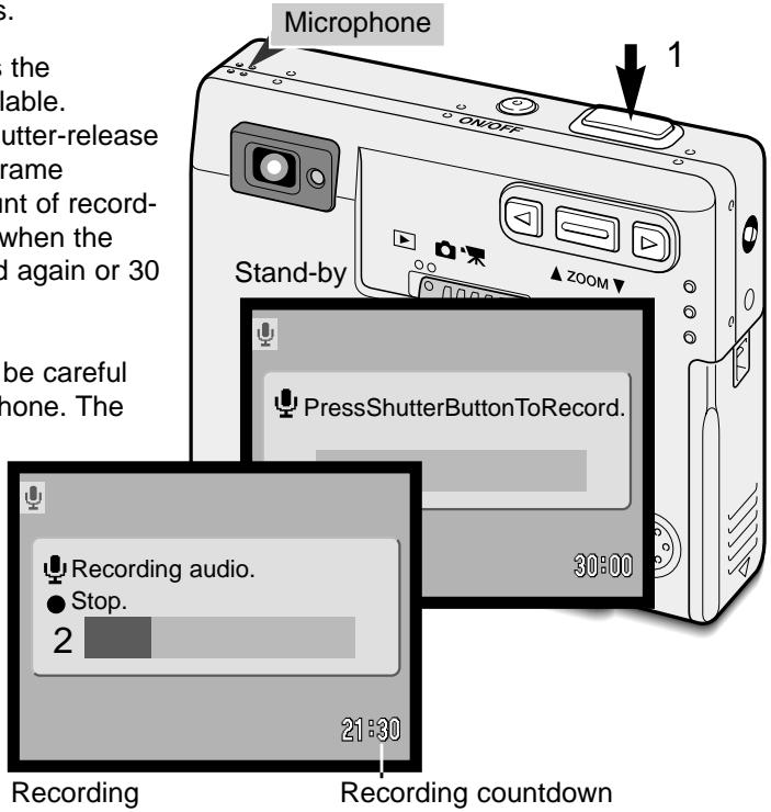 MINOLTA DIMAGE XI - Audio recording - 2