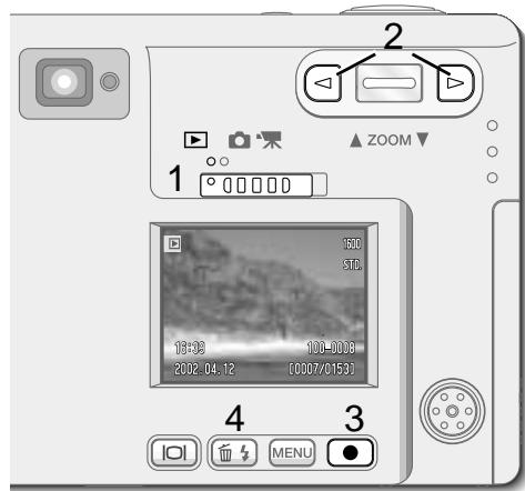 MINOLTA DIMAGE XI - Viewing images and playing back audio recordings - 1