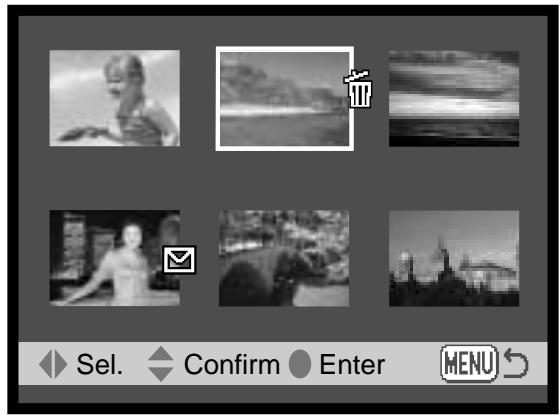 MINOLTA DIMAGE XI - Frame-selection screen - 3