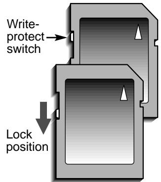 MINOLTA DIMAGE XI - About memory cards - 1