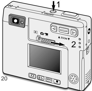 MINOLTA DIMAGE XI - Setting the camera to record images - 1