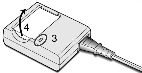 MINOLTA DIMAGE XI - Charging the lithium-ion battery - 2