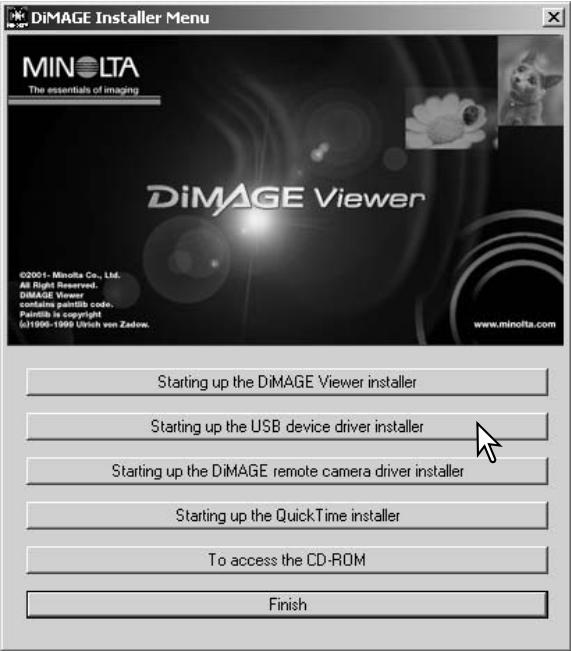MINOLTA DIMAGE XT - Automatic Installation - 1