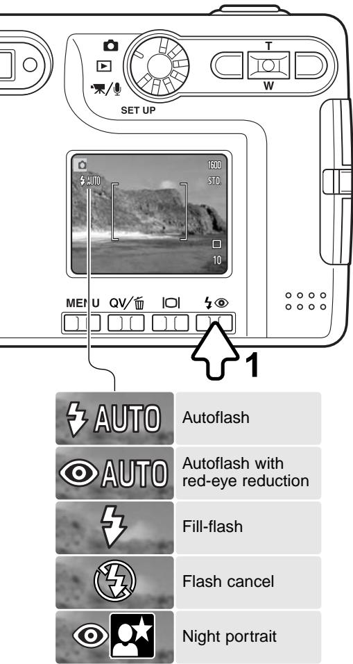 MINOLTA DIMAGE XT - FLASH MODES - 1