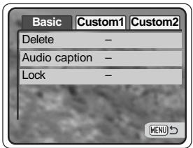 MINOLTA DIMAGE XT - NAVIGATING THE PLAYBACK-MODE MENU - 8