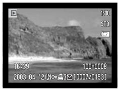 MINOLTA DIMAGE XT - DISPLAY BUTTON - QUICK VIEW - 1