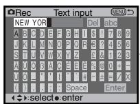 MINOLTA MANUEL 7HI - Navigation dans le MENU du mode enregistrement - 5
