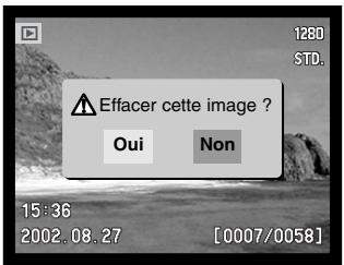 MINOLTA MANUEL 7HI - Confirmation d'effacement - 1