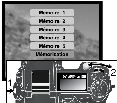 MINOLTA MANUEL 7HI - Mémoire - sauvegarde des réglages de l'appareil - 2