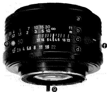 MINOLTA X-700 - Shutter-speed scale/LEDs - 1