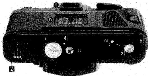 MINOLTA X-700 - Shutter-speed scale/LEDs - 3