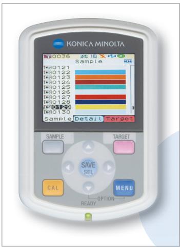 MINOLTA CM-600D - Easy to read colour LCD screen. - 1