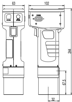 MINOLTA CR-400 - Dimensions - 2