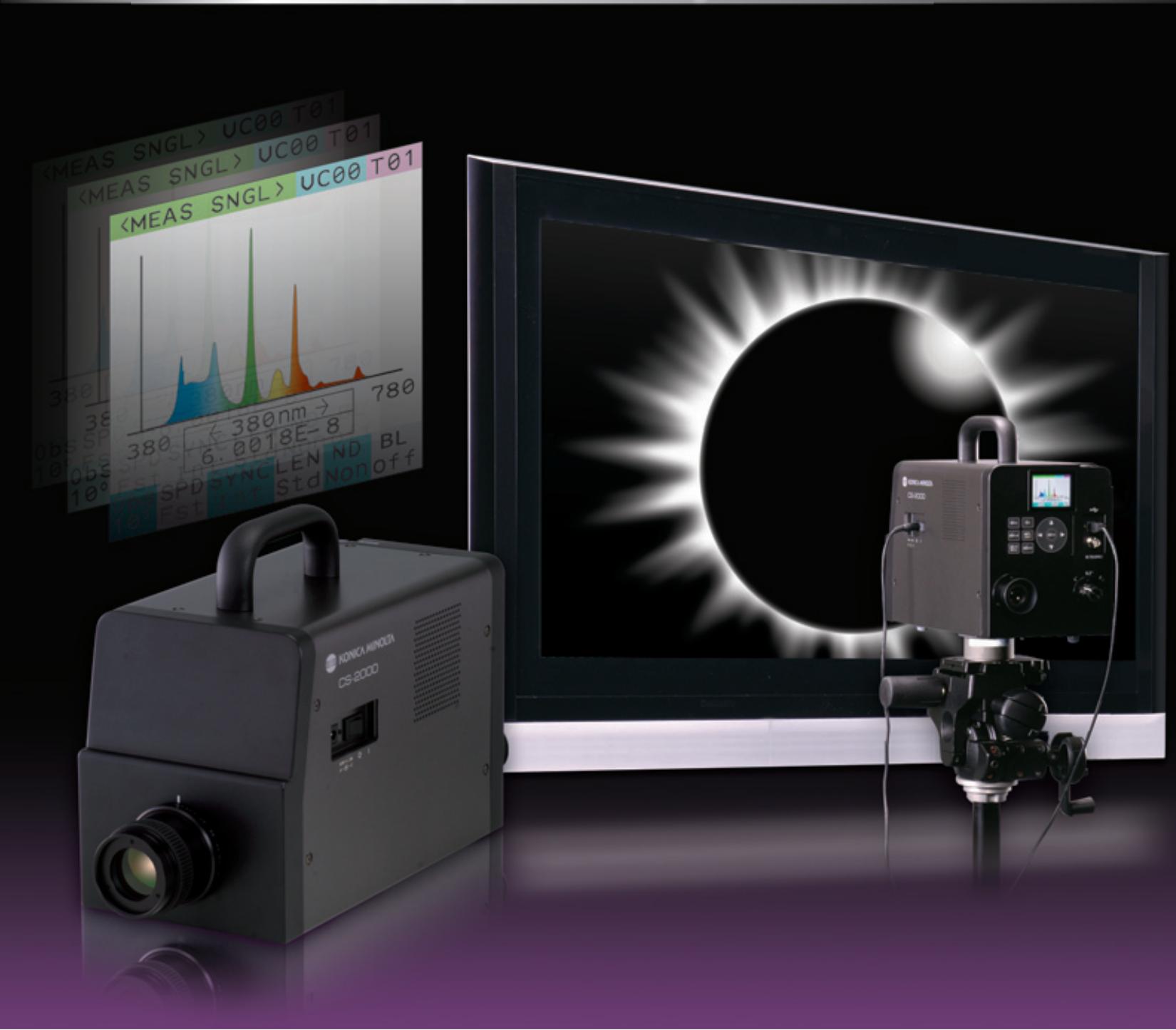 MINOLTA CS-2000 - Achieving 100,000 : 1 contrast measurement - 1