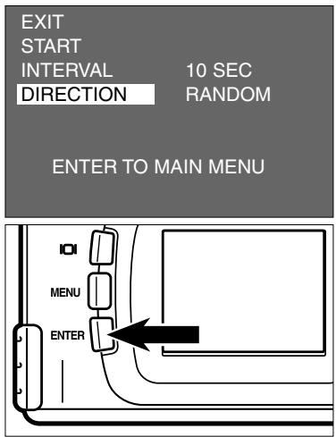 MINOLTA DIMAGE 2330 ZOOM - Press the or key so that the desired direction is highlighted. - 2
