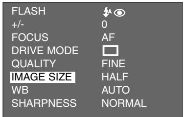 MINOLTA DIMAGE 2330 ZOOM - Press the MENU button. - 4