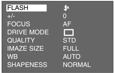 MINOLTA DIMAGE 2330 ZOOM - SELECTING THE FLASH MODE - 3