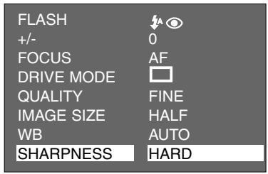 MINOLTA DIMAGE 2330 ZOOM - Press the MENU button. - 9