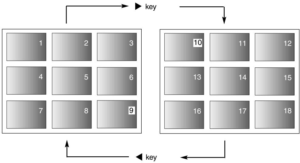 MINOLTA DIMAGE 2330 ZOOM - Press or key to select the desired image. - 1