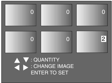 MINOLTA DIMAGE 2330 ZOOM - Press or key to select the image to be printed. - 2
