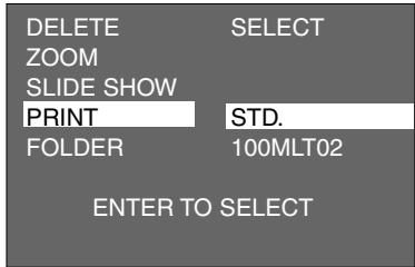 MINOLTA DIMAGE 2330 ZOOM - SPECIFYING THE INDEX PRINT SETTING - 3