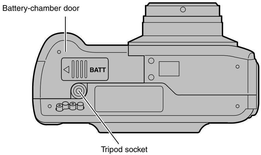 MINOLTA DIMAGE 2330 ZOOM - BOTTOM OF BODY - 1