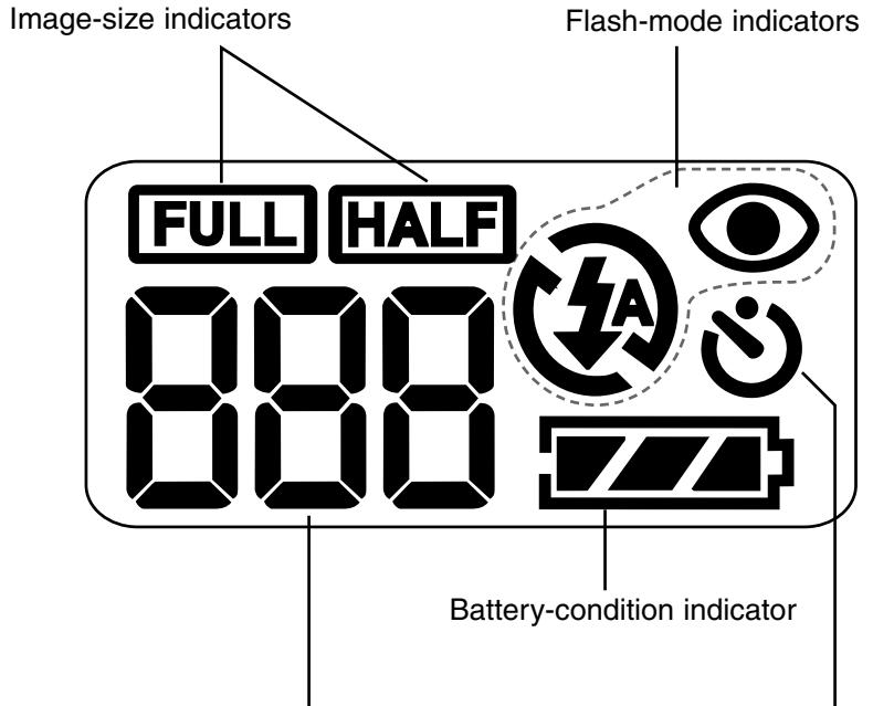 MINOLTA DIMAGE 2330 ZOOM - DATA PANEL - 1