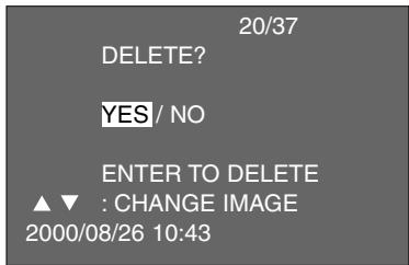MINOLTA DIMAGE 2330 ZOOM - After confirming that [SELECT] is highlighted, press the ENTER button. - 1