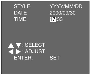MINOLTA DIMAGE 2330 ZOOM - To change the order of year, month and day, press the  key once so that [YYYY/MM/DD] is highlighted. - 5
