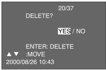 MINOLTA DIMAGE 2330 ZOOM - DELETING IMAGES - 5