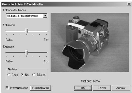 MINOLTA DIMAGE 5 - Ouverture des fichiers minolta-raw - 1