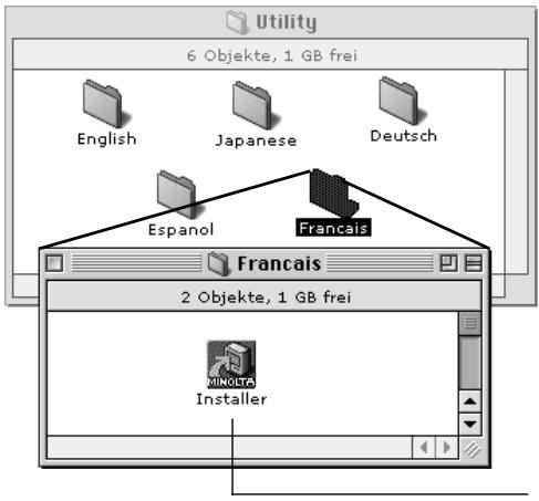MINOLTA DIMAGE 5 - Une fois le bureau affiché, charger le cd-rom du logiciel diimage dans le lecteur de cd-rom. - 1