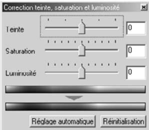 MINOLTA DIMAGE 5 - Correction de teinte, saturation et luminosité: - 3