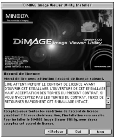 MINOLTA DIMAGE 7 - Double-cliquer sur l'icône d'installation. la fenêtre du programme d'installation apparaît. - 1