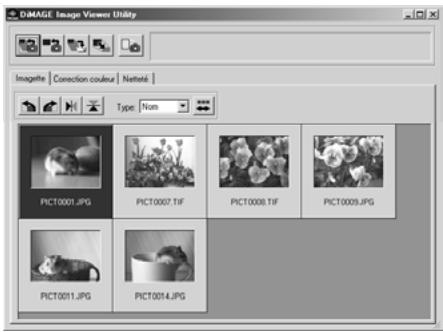 MINOLTA DIMAGE 7 - Sélectionner le dossier où les images sont enregistrées puis cliquer sur "sélectionner". - 1