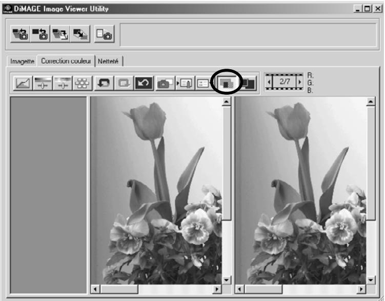 MINOLTA DIMAGE 7 - Comparaison entre avant et après correction - 1