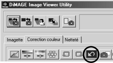 MINOLTA DIMAGE 7 - Cliquer le bouton "rétablir l'opération annulée". - 1