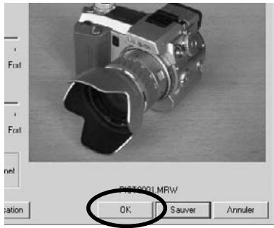 MINOLTA DIMAGE 7 - Cliquer sur "OK". - 1