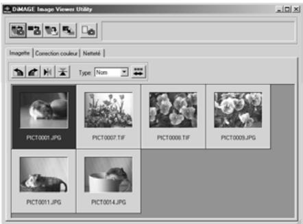 MINOLTA DIMAGE 7 - Suppression d'imagettes: - 1
