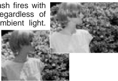 MINOLTA DIMAGE E323 - FLASH MODES - 6