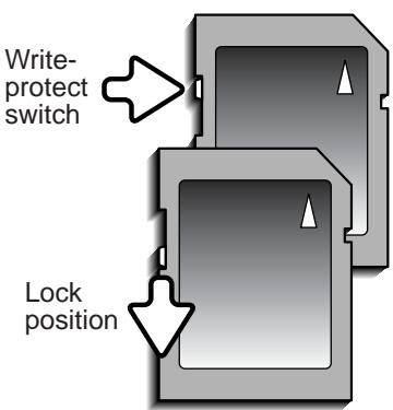 MINOLTA DIMAGE E323 - ABOUT MEMORY CARDS - 1