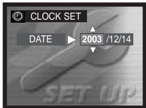 MINOLTA DIMAGE E323 - SETTING THE CLOCK - 3