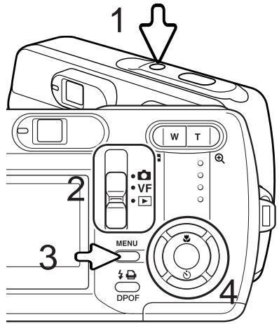 MINOLTA DIMAGE E323 - PLAYBACK MODE SETTING THE CAMERA TO PLAYBACK MODE - 1