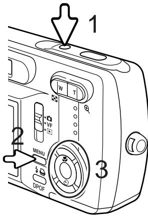 MINOLTA DIMAGE E323 - SETTING THE LANGUAGE - 1