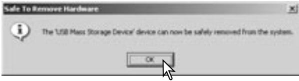 MINOLTA DIMAGE E323 - Stop USB Mass Storage Device - Drive(H:) - 2
