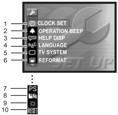 MINOLTA DIMAGE E323 - NAVIGATING THE SETUP MENU - 5