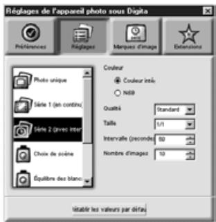 MINOLTA DIMAGE EX - Régler les modes de prises de vues - 3
